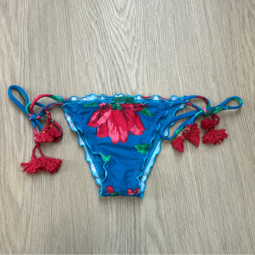 Salinas Floral Side Tie Bikini Bottom S